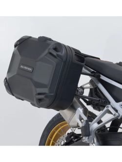 Zestaw: kufry boczne DUSC M i L + kufer centralny DUSC XL + stelaże + zestaw obniżający SW-Motech BMW R 1200 GS Adventure LC (13-18)/ R 1250 GS Adventure (18-) [poj.: 33 + 41 + 55l]