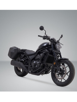 Zestaw: kufry boczne plastikowe Urban ABS + stelaże SLC Sw-Motech Honda CMX1100 Rebel (20-) [pojemność: 2 x 16,5l]