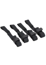 Zestaw pasków mocujących do toreb SW-Motech Legend Gear czarny [4 szt.]