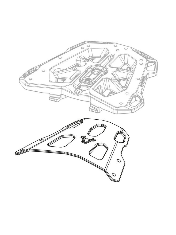 Stelaż centralny Street-Rack SW-MOTECH Honda X-ADV RH10 (20-)