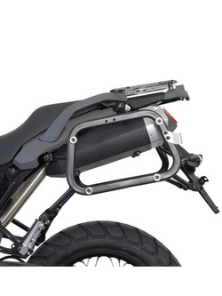 Zestaw: kufry boczne TRAX ADV + stelaże EVO Sw-Motech Yamaha XT 660 Z Tenere DM02 (07-16) (pojemność: 2 x 45 L) srebrne