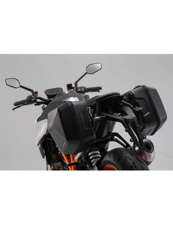 Zestaw: kufry boczne plastikowe + stelaże URBAN ABS SW-MOTECH KTM 1290 Super Duke R [13-19] [pojemność: 2 x 16,5l]