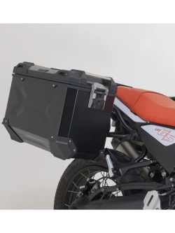 Zestaw: kufry boczne + stelaże PRO TRAX ADV SW-Motech BMW R12 G/ S (25-) czarne [poj.: 37+45l]
