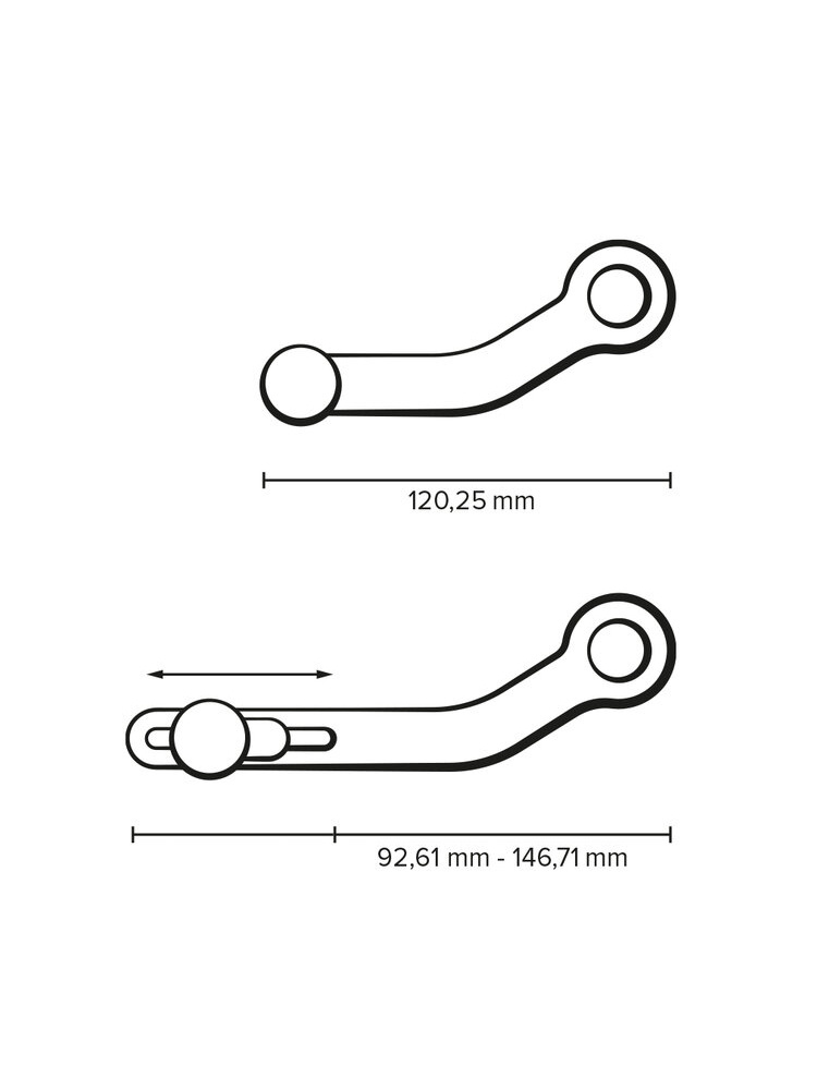 Dźwignia zmiany biegów Sw-Motech Honda CRF1100L Africa Twin / Adv Sports (19-),CRF1000L Africa Twin (15-), CRF1100L Africa Twin ES/ Africa Twin Adventure Sports ES (23-)