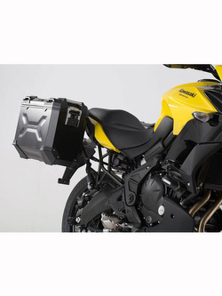 Zestaw: kufry boczne + stelaże EVO TRAX ADV SW-MOTECH 37/37 L do motocykla Kawasaki Versys 650 [15-] [pojemność 2 x 37 L]