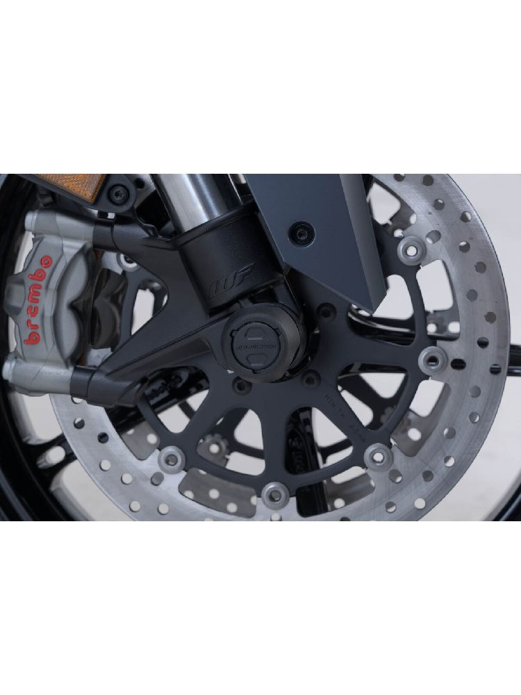 Crash pady przedniej osi SW-MOTECH do wybranych modeli Husqvarna/ KTM czarne