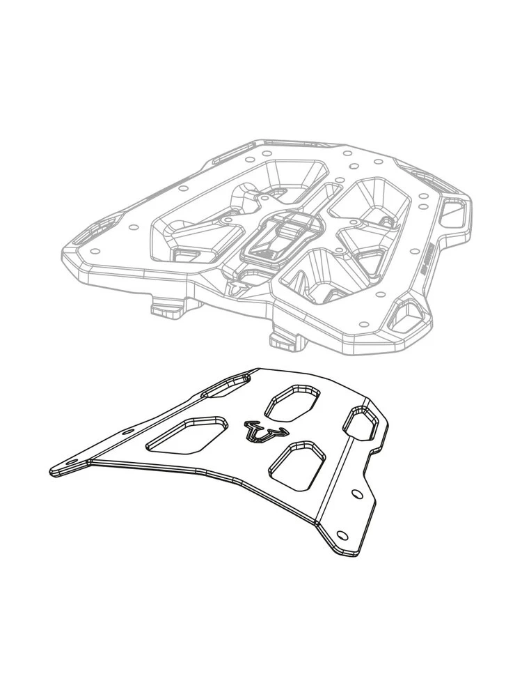 Stelaż centralny Street-Rack SW-MOTECH KTM 125 Duke / 250 Duke / 390 Duke (23-)