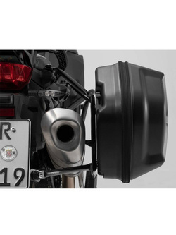 Zestaw: kufry boczne + stelaże ABS ® Aero System Sw-Motech do 1050 Adv (14-) 1090 Adv. R (16-21) 1090 Adv (16-22) 1190 Adv / R (13-22) 1290 Super Adv / S (14-20)