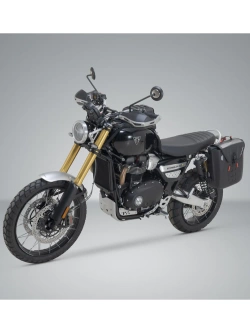 Sakwa wodoodporna SysBag WP M/M SW-MOTECH + stelaż SLC na lewą stronę Triumph Scrambler 1200 X (24-)/ XC (18-23)/ XE (18-) [pojemność: 17-23 l]