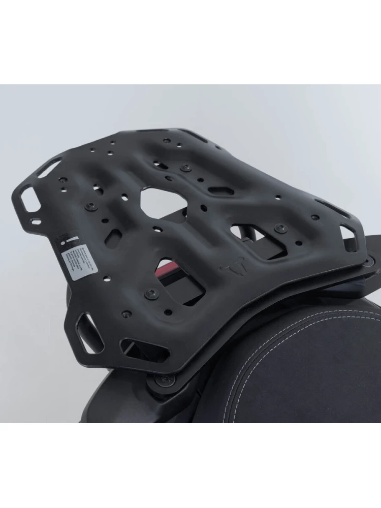 Zestaw: kufry boczne + kufer centralny TRAX ADV + stelaże SW-Motech Yamaha Tracer 9/ GT/ GT+ (24-) srebrne