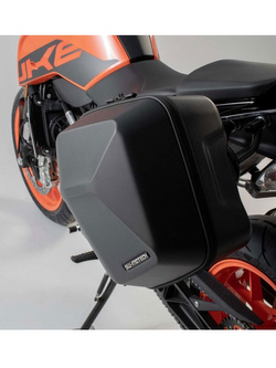 Zestaw: kufry boczne plastikowe + stelaże URBAN ABS SW-MOTECH do Honda CB300 R (18-), CB125R (CBF125NA) JC79 (17-) [pojemność: 2 x 16,5l]