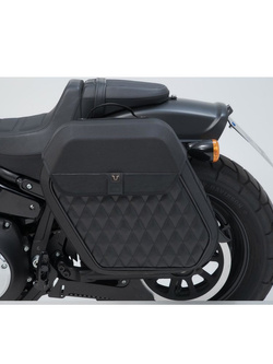 Zestaw: sakwa boczna Legend Gear LH2 ze stelażem SLH HARLEY-DAVIDSON Softail Fat Bob (FXFB) (17-20) [na lewą stronę]