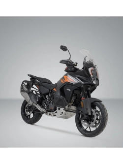Zestaw: kufry boczne DUSC M i L + stelaże PRO SW-Motech KTM Super Adventure 1290/ R/ S (21-) [poj.: 33l + 41l]