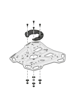 Stelaż centralny Adventure-Rack SW-Motech Voge 900 DSX (23-)