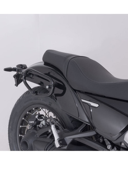 Zestaw: sakwa boczna Legend Gear LC1 + stelaż SLC Sw-Motech BMW R 12/ S (24-) czarno-brązowa [pojemność: 9,8 L]
