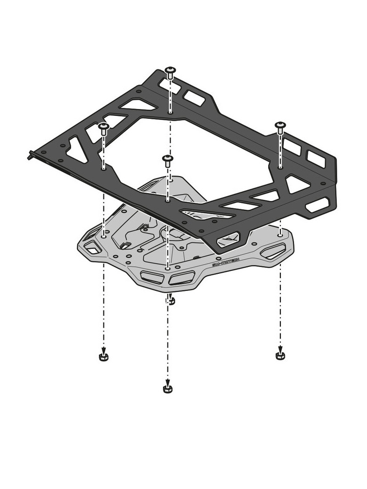 Stelaż centralny Street-Rack SW-MOTECH Kawasaki Z650 RS (21-)