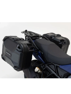 Zestaw: kufry boczne DUSC M i L + stelaże PRO SW-Motech KTM Super Adventure 1290/ R/ S (21-) [poj.: 33l + 41l]