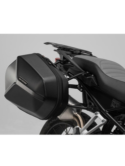 Zestaw: kufry boczne + stelaże EVO ABS ® Aero System Sw-Motech do Suzuki GSF 650 Bandit (06-08) / GSF 1200 Bandit (05-06) [pojemność: 2 x 25 L]