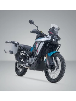 Zestaw: kufry boczne + stelaże PRO TRAX ADV SW-Motech CF Moto 450 MT (23-) srebrne [poj.: 45 +37l]