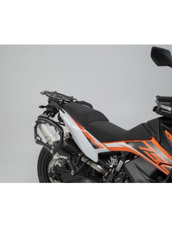 Zestaw: kufry boczne TRAX ION + stelaże EVO SW-MOTECH 45/45 L do motocykla Honda VFR 800 X Crossrunner (16-22) [pojemność 2 x 45 L]