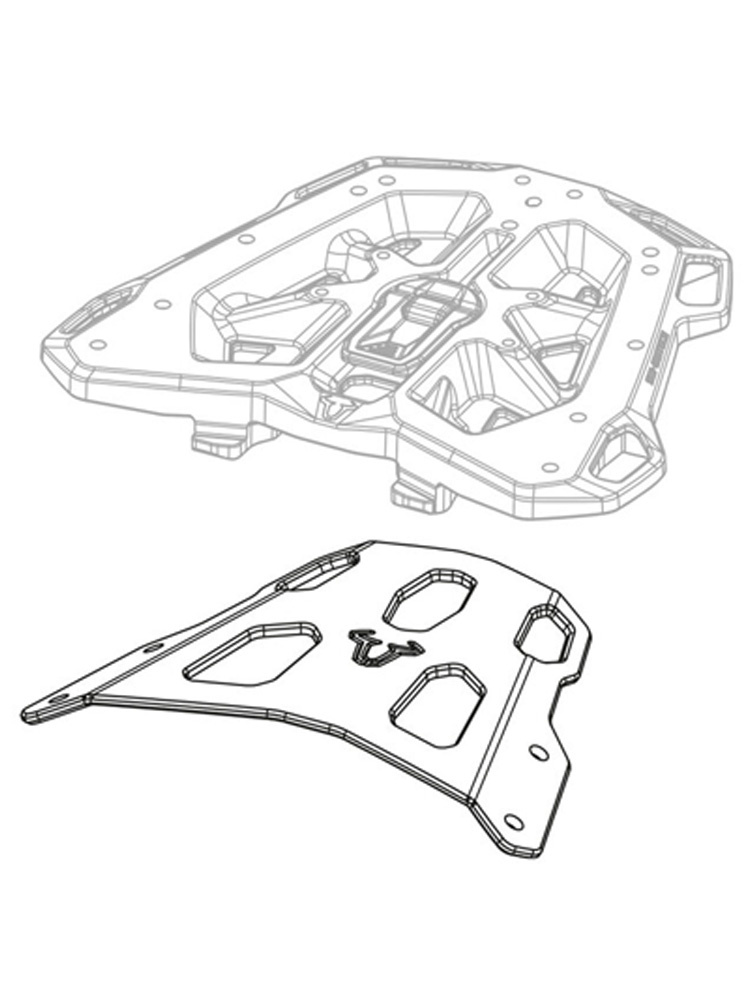 Stelaż centralny Street-Rack SW-MOTECH do Suzuki GSX-8S (22-)/ GSX-8R (24-)