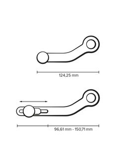 Dźwignia zmiany biegów Sw-Motech BMW F 750 GS / F 850 GS (17-), F 850 GS Adventure (19-20), F 900 GS / ADV / F 800 GS (24-)
