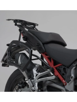 Zestaw: kufry boczne DUSC L + stelaże PRO SW-Motech Ducati Multistrada V4/ S (20-)/ Rally (23-) [poj.: 2 x 41l]