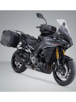 Zestaw: kufry boczne DUSC M + stelaże PRO SW-Motech Suzuki GSX-S 1000 GX (23-) [poj.: 2 x 33 l]