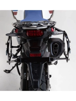 Zestaw: kufry boczne DUSC M i L + kufer centralny DUSC XL + stelaże SW-Motech Honda CRF1000L Africa Twin Adventure Sports (18-) [poj.: 33 + 41 + 55l]