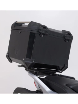 Zestaw: kufry boczne 37/45 + kufer centralny + stelaże TRAX ADV SW-Motech Moto Guzzi V85 TT (24-) czarne