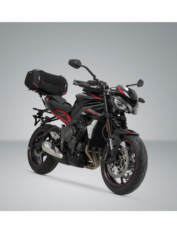 Zestaw: torba na tył Rackpack + stelaż Street-Rack SW-Motech Honda NC750S (16-) [pojemność 32,0-42,0 l]