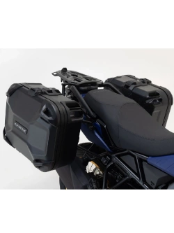 Zestaw: kufry boczne DUSC M i L + stelaże PRO SW-Motech BMW F 800 GS (23-)/ F 850 GS/ ADV (17-)/ F 900 GS Adventure (24-) [poj.: 33l + 41l]