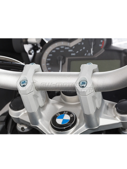 Zestaw podwyższający kierownicę SW-MOTECH BMW R 1200 GS LC/ Adventure [13-] / R 1250 GS/Adventure [18-] [H: 40mm]