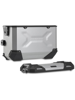 Zestaw: kufry boczne + stelaże PRO TRAX ADV SW-MOTECH 45/37 L do motocykla Honda CRF1100 L Africa Twin/ Adventure Sports (19-), CRF1100 L Africa Twin ES / Adventure Sport ES (23-) [pojemność 45 + 37L]