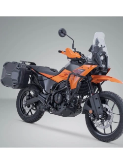 Zestaw: kufry boczne DUSC M + stelaże PRO SW-Motech KTM (wybrane modele) [poj.: 2 x 33 l]