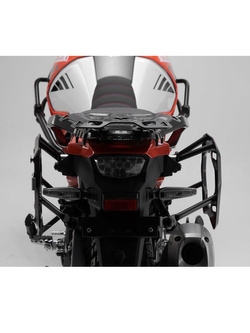 Zestaw: kufry boczne + stelaże PRO TRAX ADV SW-MOTECH 45/37 L do motocykla Suzuki V-Strom 1050/XT [19-] [pojemność 45 + 37L]