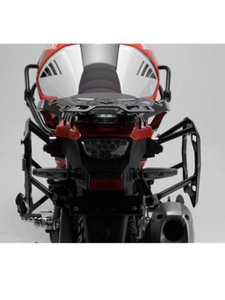 Zestaw: kufry boczne + kufer centralny + stelaże 37/45/38 TRAX ADV do Suzuki V-Strom 1050/XT [19-] czarne