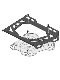 Stelaż centralny Adventure-Rack SW-MOTECH Ducati Multistrada V4 / S / S Sport / V4 Pikes Peak (20-)/ Rally (23-)