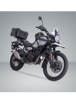 Zestaw: kufer centralny DUSC L + stelaż Adventure-rack SW-Motech Royal Enfield Himalayan 450 (23-) [poj.: 41l]