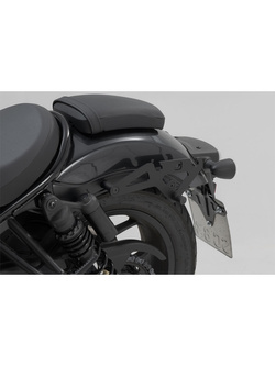 Zestaw: sakwy boczne Legend Gear LH1/ LH1 + stelaż LH1/ LH1 Sw-Motech do Hondy CMX 1100 Rebel (20-)/ CMX 1100 SE Rebel (24-) [pojemność: 39 l]