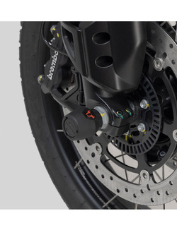 Slidery przedniego zawieszenia SW-MOTECH Moto Guzzi V85 TT (21-)/ Stelvio (23-)