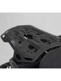 Zestaw: kufry boczne DUSC L + kufer centralny DUSC M + stelaże PRO + stelaż Adventure-Rack SW-Motech BMW F 800/ 700/ 650 GS (07-18) [poj.: 1 x 33l + 2 x 41l]