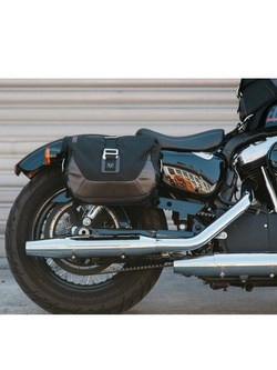Zestaw: sakwy boczne LEGEND GEAR LC2 + stelaże Harley-Davidson Sportster Iron / Roadster  883 [04-20] [pojemność: 13,5 + 9,8 L]