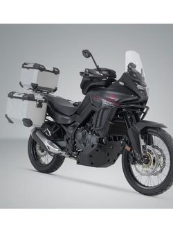 Zestaw: kufry boczne + kufer centralny TRAX ADV + stelaże SW-MOTECH do motocykla Honda XL750 Transalp (22-)