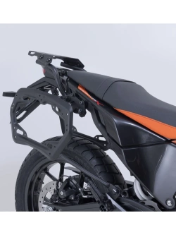 Zestaw: kufry boczne + stelaże PRO TRAX ADV SW-Motech KTM (wybrane modele) srebrne [poj.: 2 x 37 L]