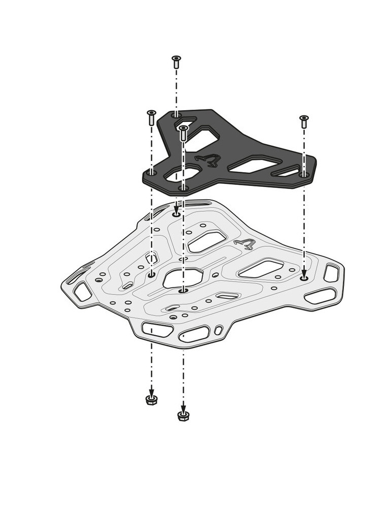 Stelaż centralny Adventure-Rack SW-MOTECH BMW R 1300 GS (23-)