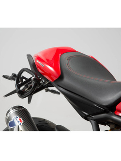 Zestaw sakw bocznych Legend Gear LC2/LC1 ze stelażami SW-MOTECH Ducati Monster 1200/S (16-) czarno-brązowych