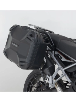 Zestaw: kufry boczne DUSC M i L + stelaże PRO SW-Motech Triumph Tiger 900 GT/ Pro, Rally Pro (23-) [poj.: 33l + 41l]