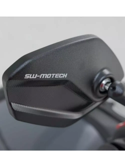 Lusterka motocyklowe długie Sw-Motech Sport na koniec kierownicy Harley Davidson Road Glide (24-) czarne