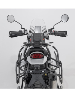 Zestaw: kufry boczne TRAX ADV + stelaże PRO 45/37 L Sw-Motech Ducati DesertX (22-)/ Rally (23-) (pojemność 37 i 45 L) czarne